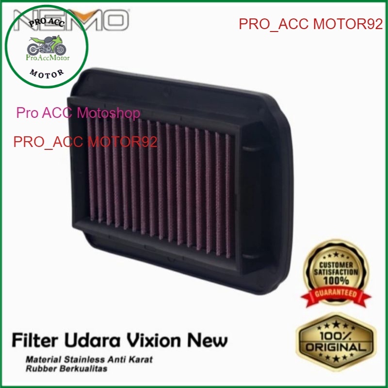 Filter Saringan Udara New Vixion NVL NVA Nemo Ferox