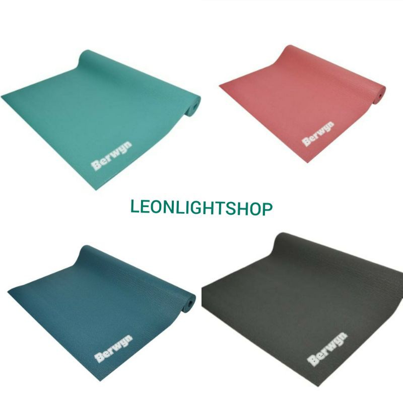 BERWYN MATRAS OLAHRAGA YOGA MAT SINGLE LAYER PVC 173x61x0,4 CM/ACE YOGA MAT/MATRAS/ALAS KAMPING