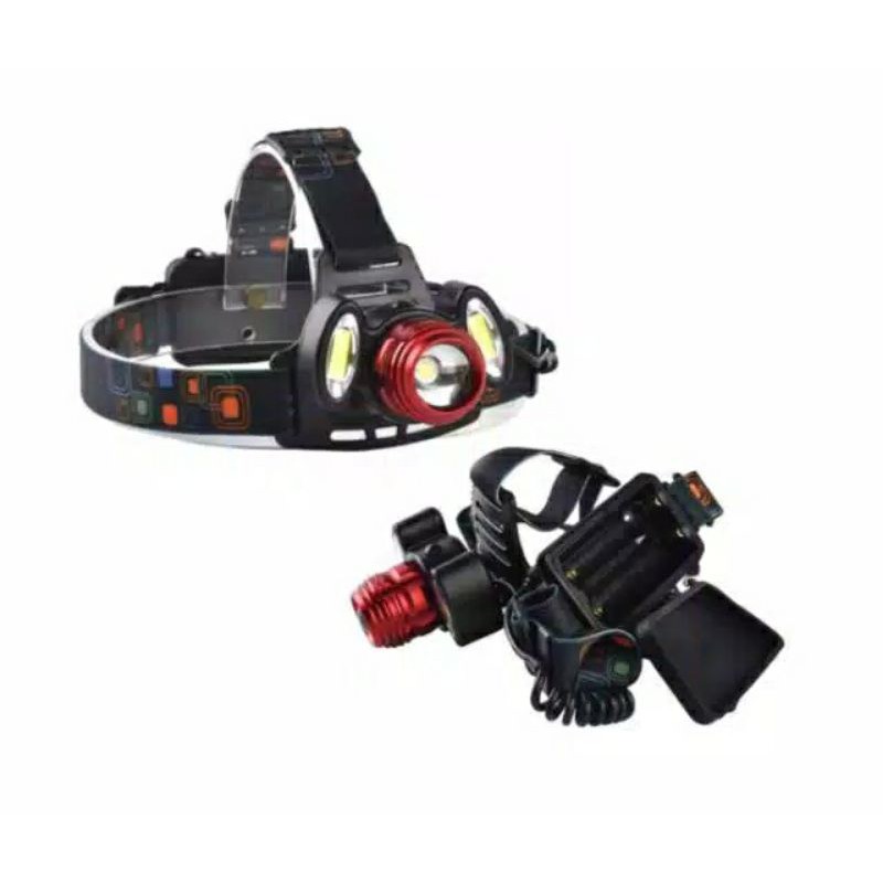 Rotary 860A Senter Kepala LED Cas Fokus Rotary Light 4 MODE 860A Super Terang