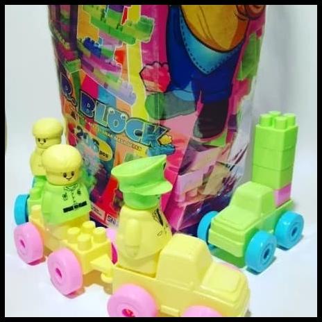 Mainan Blok Lego Besar Isi 206 Pcs