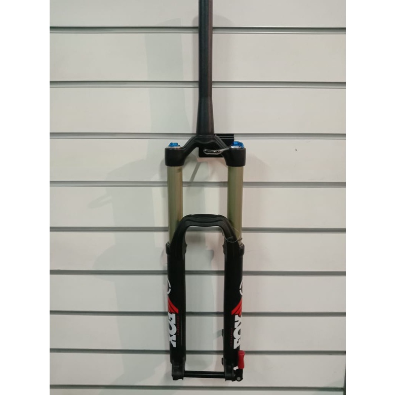 Fork Suspensi Sepeda FOX Talas 34 27.5inch Travel 140-160 Adjustable TA 15 Tappered Black Red ORIGIN