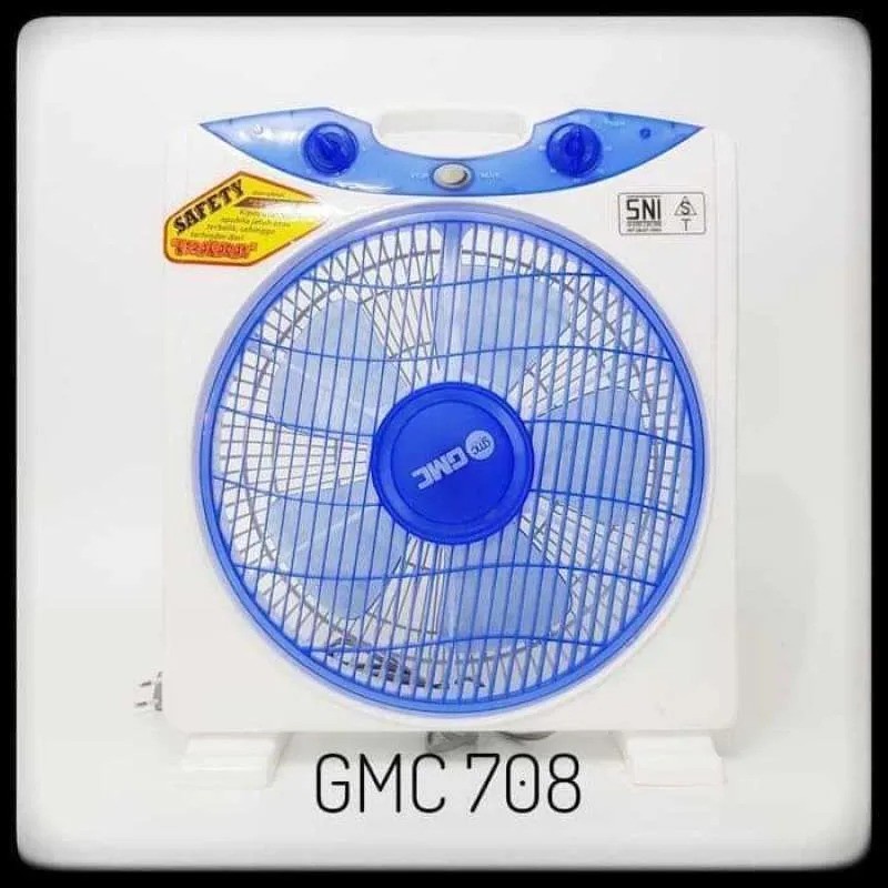 KIPAS ANGIN MEJA BOX FAN 12 INCH GMC BM-708 Free Bubble