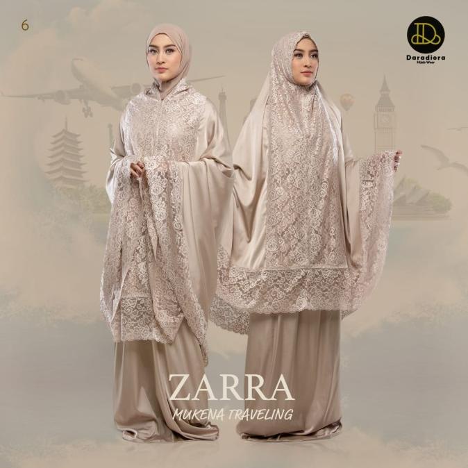 Mukena Dewasa Traveling Jumbo Mukena Zarra Pouch Premium Silk Sutra Shescanflyy