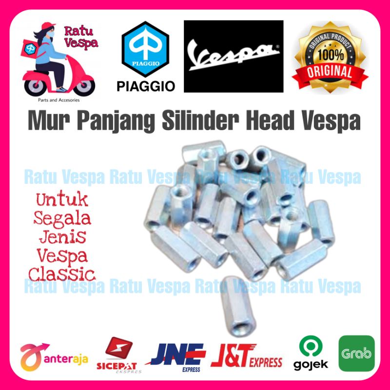 Mur Panjang Silinder Head Vespa