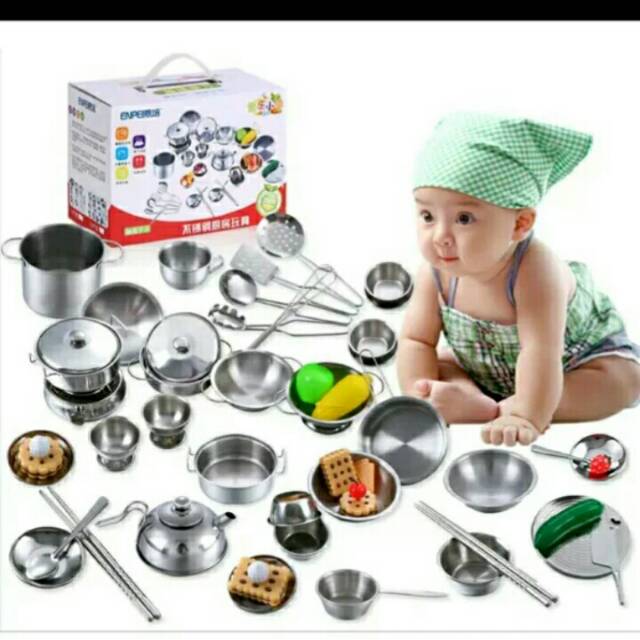  Mainan  anak perempuan  masak masakan 16 pcs Shopee Indonesia