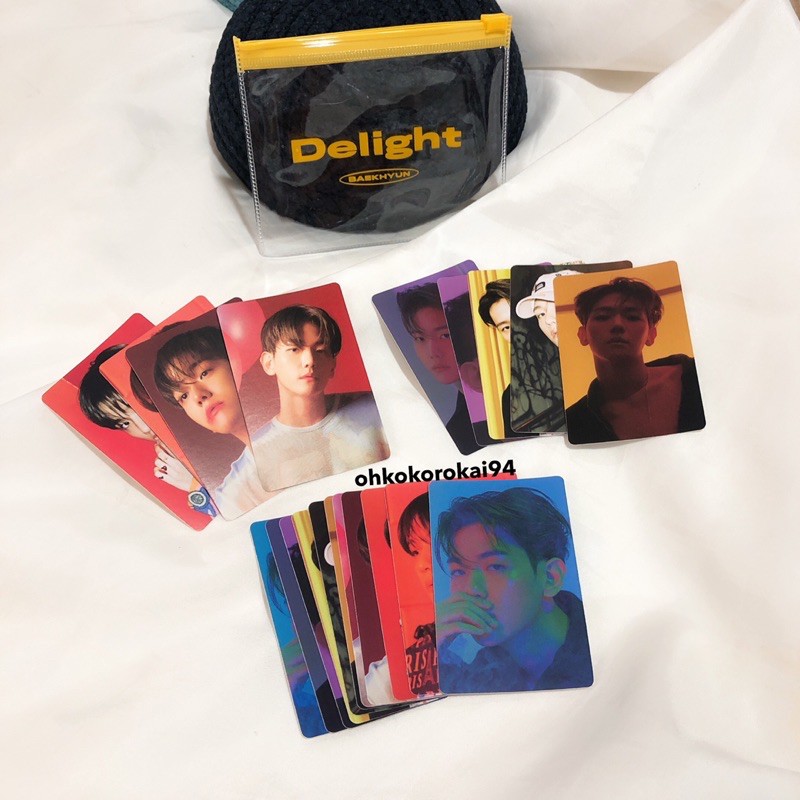 BAEKHYUN DELIGHT STICKER PHOTOCARD EXO
