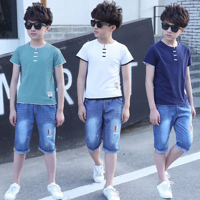 (LOLI-JKT) BOY-38 SETELAN BOY POLOS CASUAL MODEL COOL 110-160