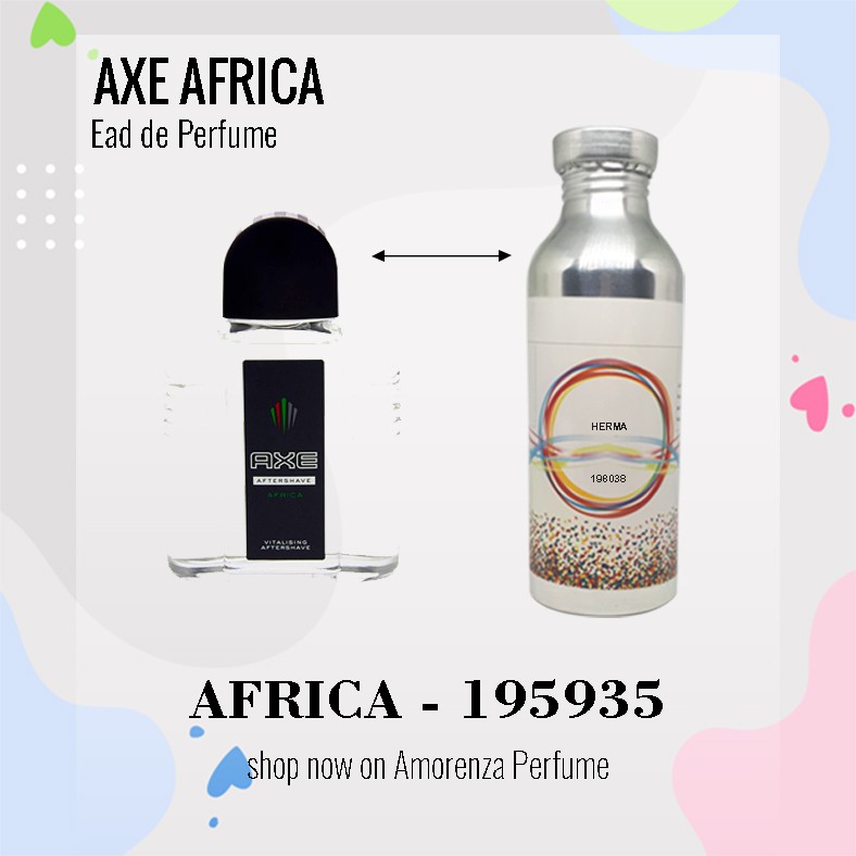 Bibit Parfum Munri AXE AFRICA - AFRICA Nica Fragrance  Segel Pabrik 250 ML