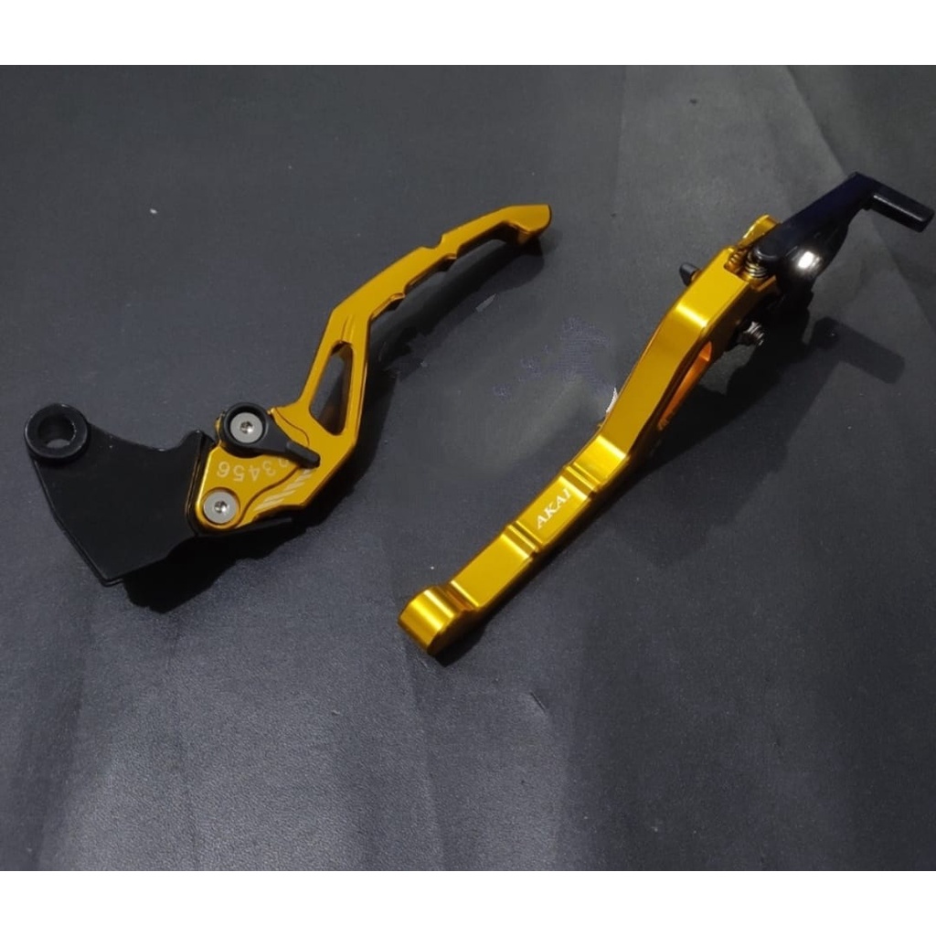 Handel atau handle rem variasi set model sisik plus stelan full Cnc motor Nmax PCX R15 V3 Vixion Cb 