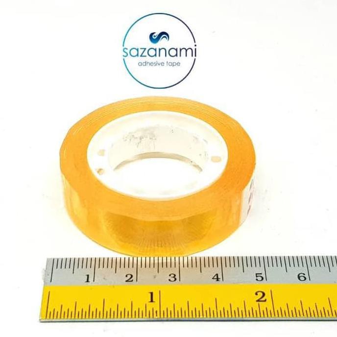 

Jual Isolasi Kado Kecil 12Mm X 30Y Selotip Bening Sazanami Gulungan Tebal Juara