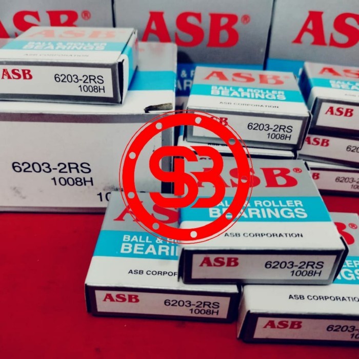 Bearing / Laker / Laher 6203 2RS ASB