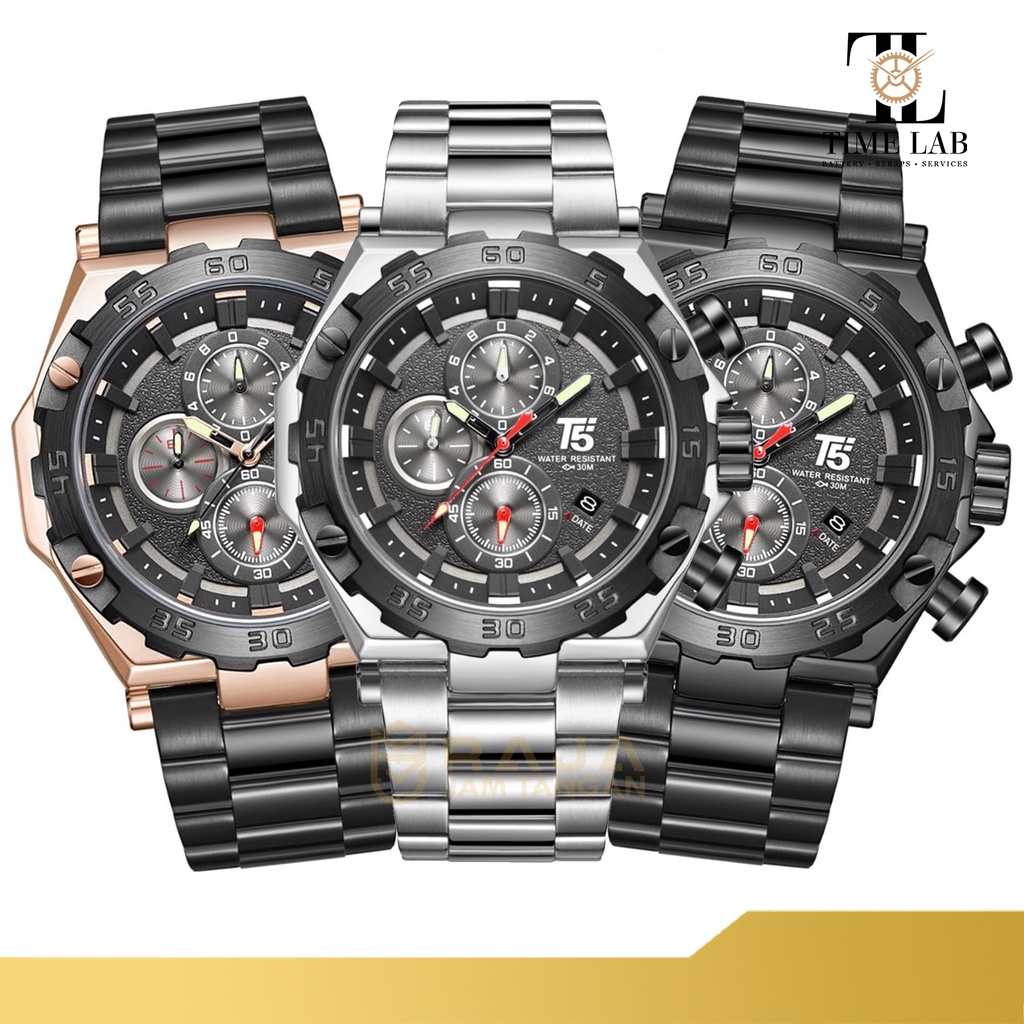 JAM TANGAN T5 ORIGINAL BERGARANSI HH3847G / H 3847G / H 3847 PRIA