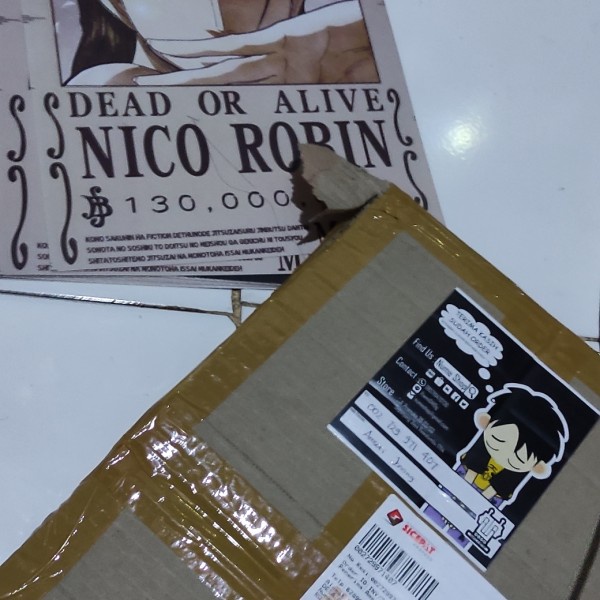 Poster Bounty Wanted One Piece Satu Set Isi 10-2