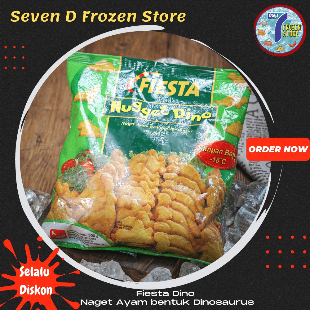 Jual Fiesta Chicken Nugget Dino Naget Ayam Dinosaurus Gram