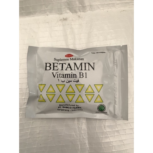 Betamin VItamin B1 Sak isi 100