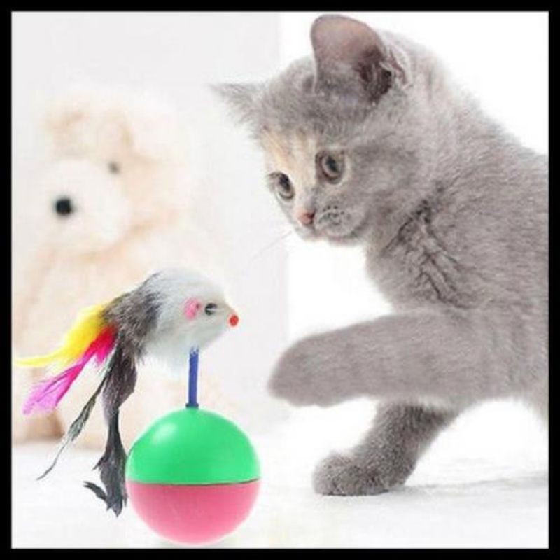 Mainan Kucing - Bola Tikus Goyang - Cat Ball Toys