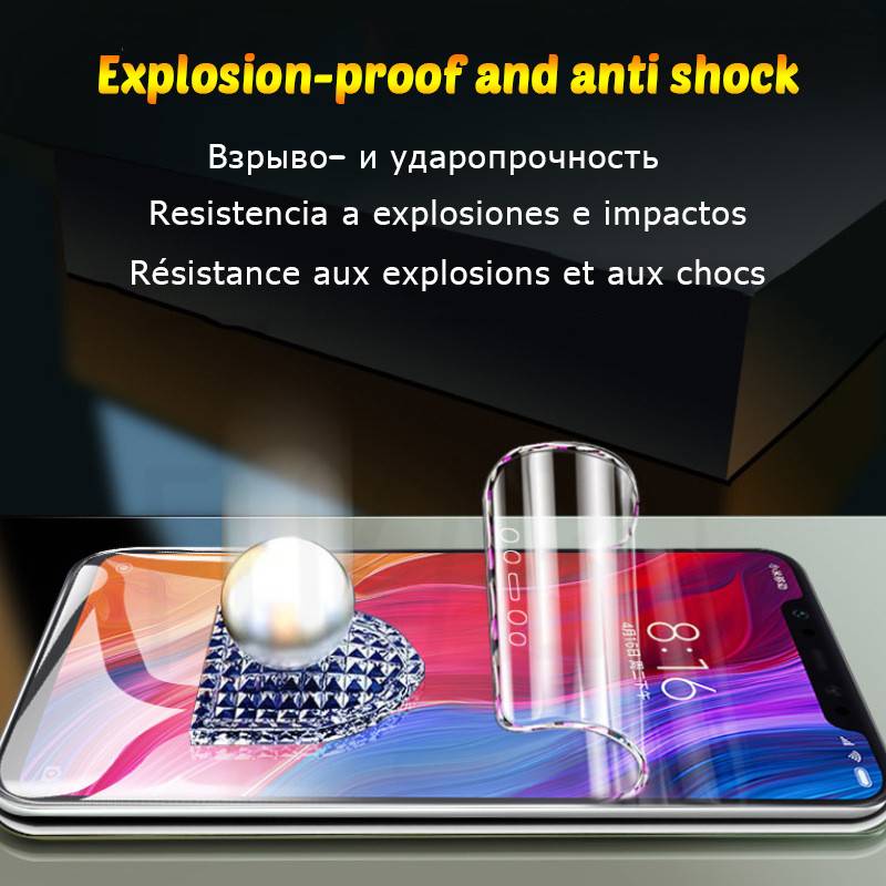 10D Front Hydrogel Film For Oneplus 9 9 Pro 5 5t 8 7 7t Pro 6 6t Full Cover Screen Protector For One plus 7t 8 7 Pro Clear Not Glass