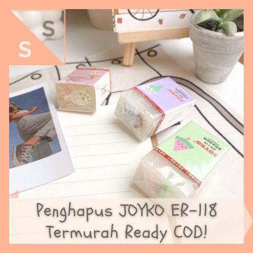 

[simplyshop] Penghapus Karet / Rubber Eraser JOYKO ORIGINAL ER-118 Motif Ice Cream Cone Es Krim Pastel Lucu Alat Tulis Anak