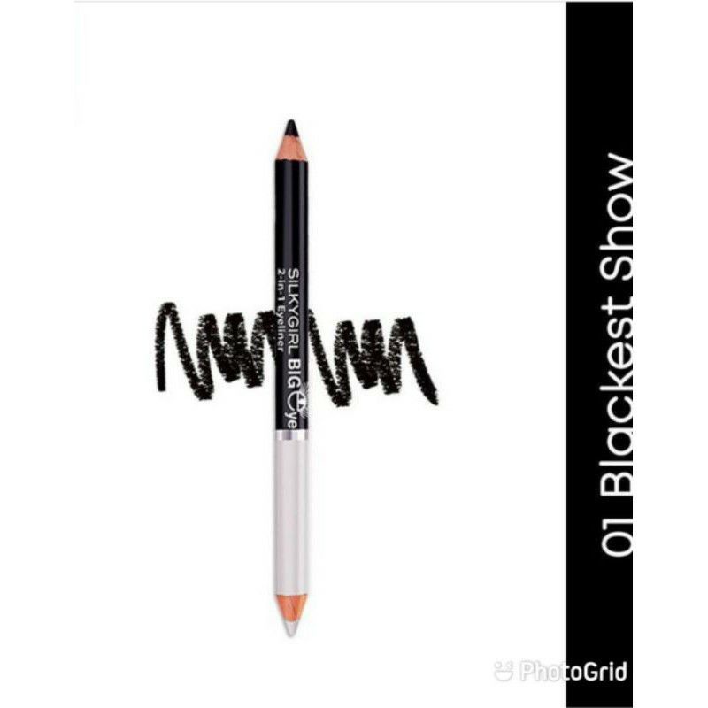 SILKYGIRL Big Eye 2 in 1 Pencil Eyeliner Silky Girl