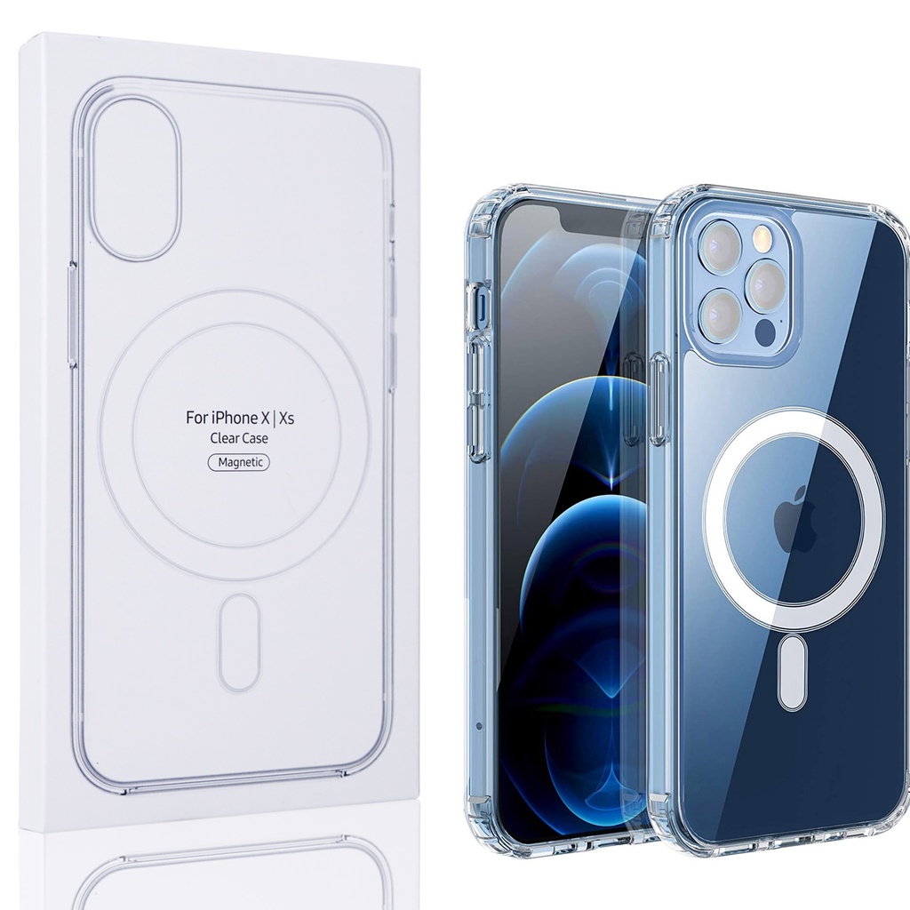 Casing iPhone 14 6.1 | 14 Pro 6.1 | 14 Plus/ Max 6.7 | 14 Pro Max 6.7 Clear Soft Case Magsafe | Clear Lensa Hard Case Magsafe Magnetic Hybrid