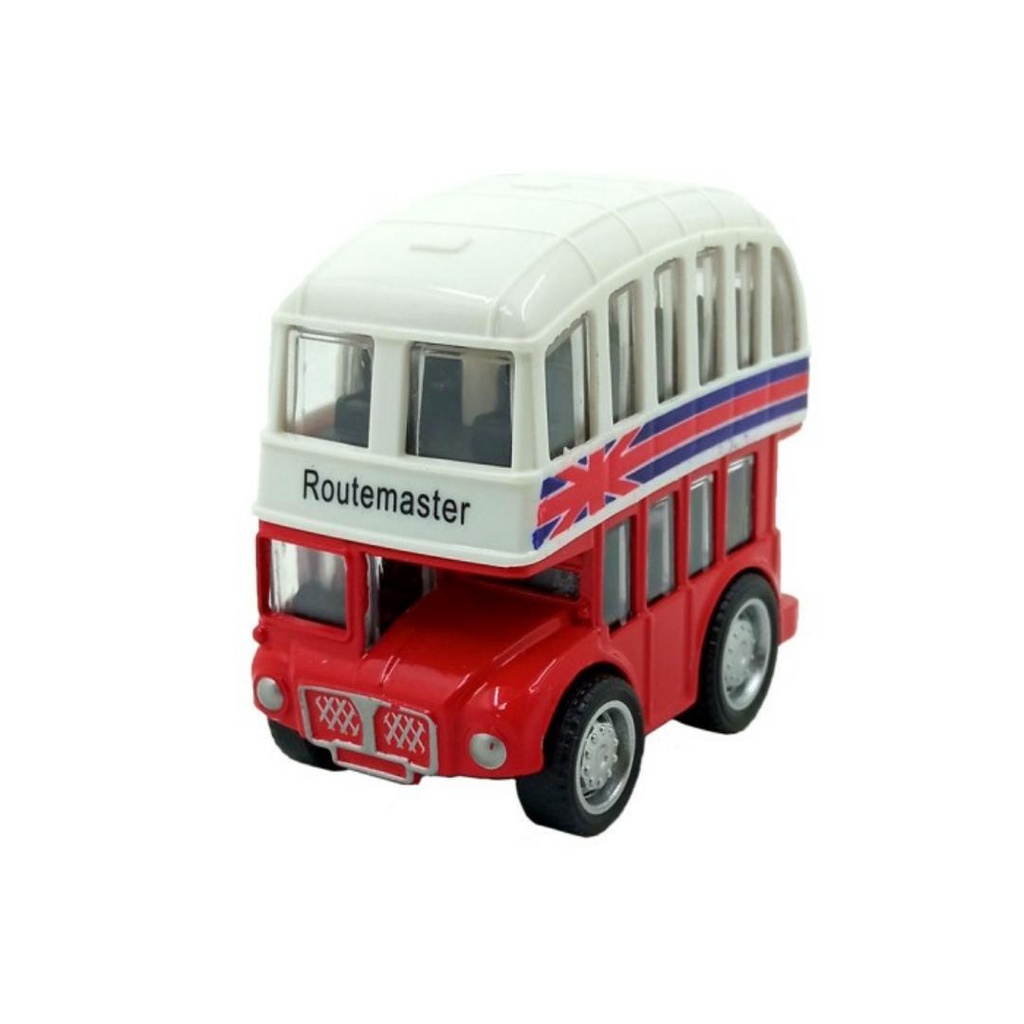 Toy Addict CPS242142-3 Die Cast Bus + Cars