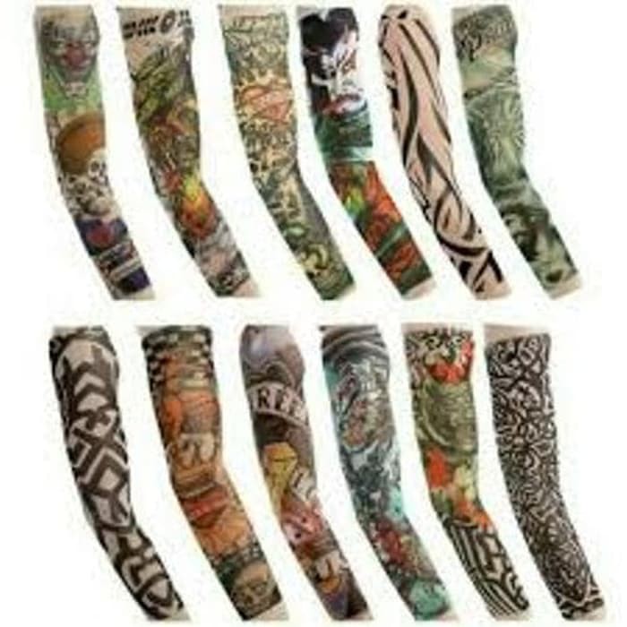 Manset Tangan Tato Arm Sleeve Tatoo Tangan Pria Wanita Motor Lengan