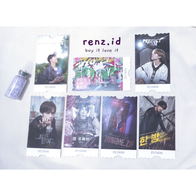 BTS 6th army kit official - photo ticket 6th army kit Namjoon, Jin, Suga, Jhope, Jimin, Taehyung, Ju