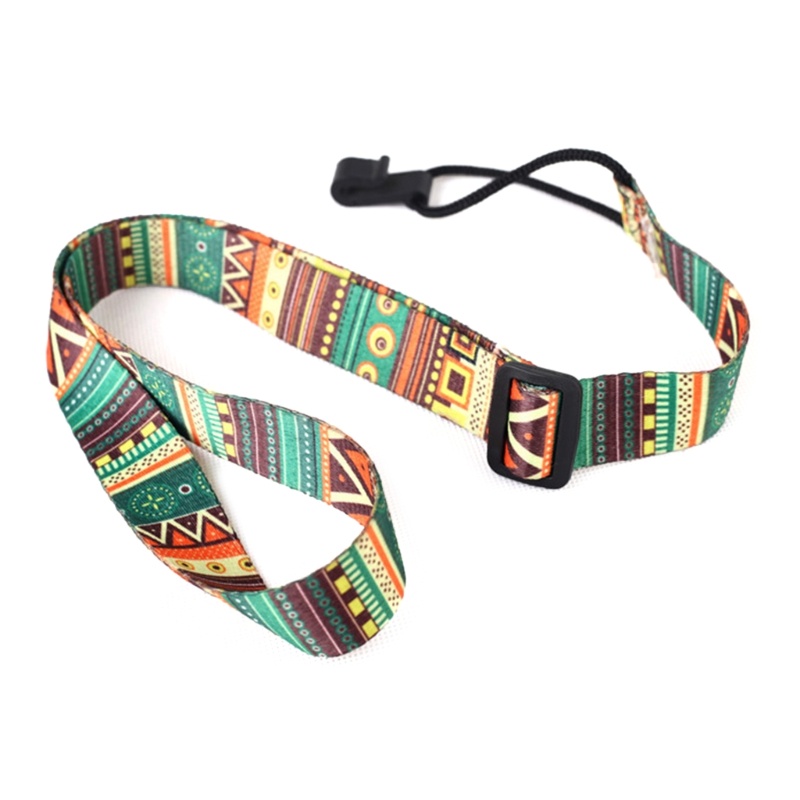 Sun Strap Bahu Ukulele Model Clip On Adjustable Motif Etnik Untuk Anak