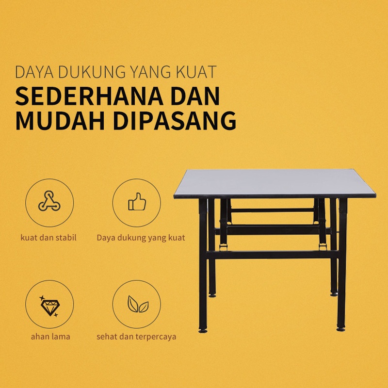 Weyon Sakura Meja lipat/Meja portabel/Meja kantor Meja/Meja kerja/Meja lipat multifungsi/Meja Makan/berkemah di luar ruangan(A155)