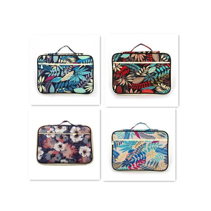 

Tas Handbag Dokumen/Kertas/File A4 Multidungsi Motif Print Daun Store_Tutut