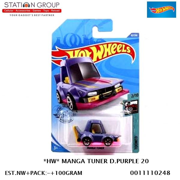 HOT WHEELS HW MANGA TUNER DARK PURPLE 20 - DIECAST