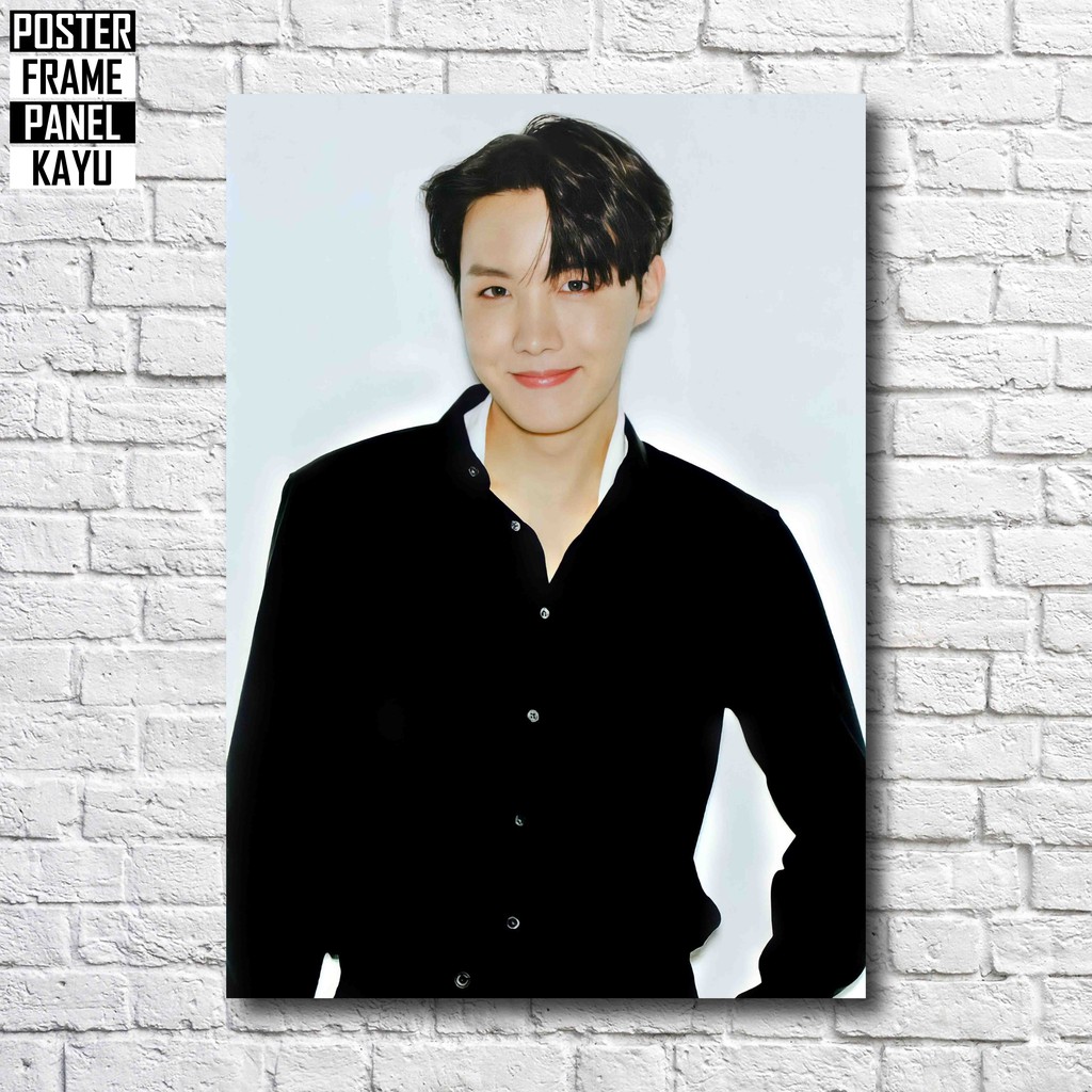 Poster BTS J Hope 2021 New Year Eve Live Frame Kayu Solid A4 JHP150