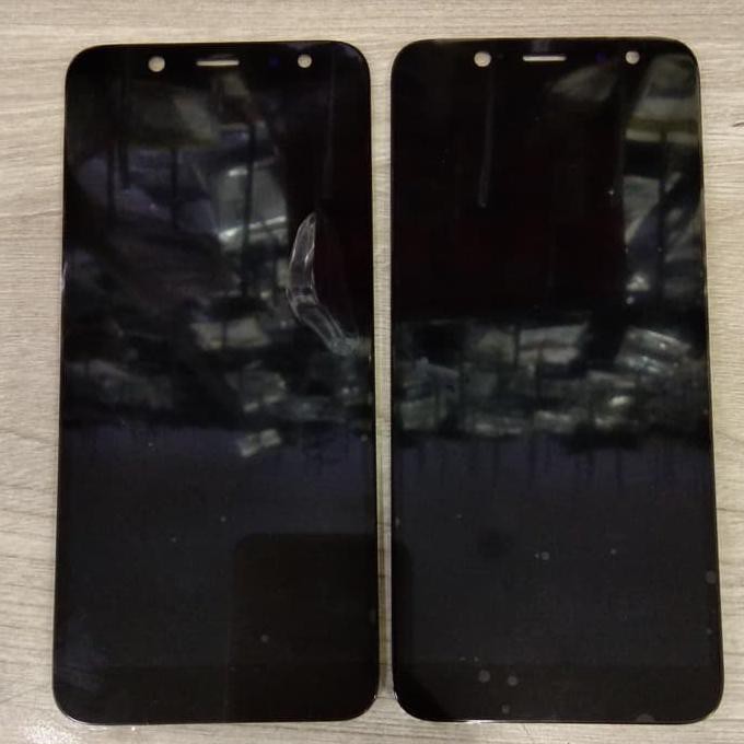 LCD TS / LCD +TOUCHSCREEN SAMSUNG J600 BLACK AAA (BISA KONTRAS)