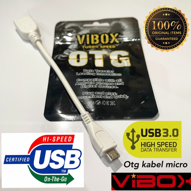 grosir vibox otg kabel micro candy usb3.0 turbo high speed on the go