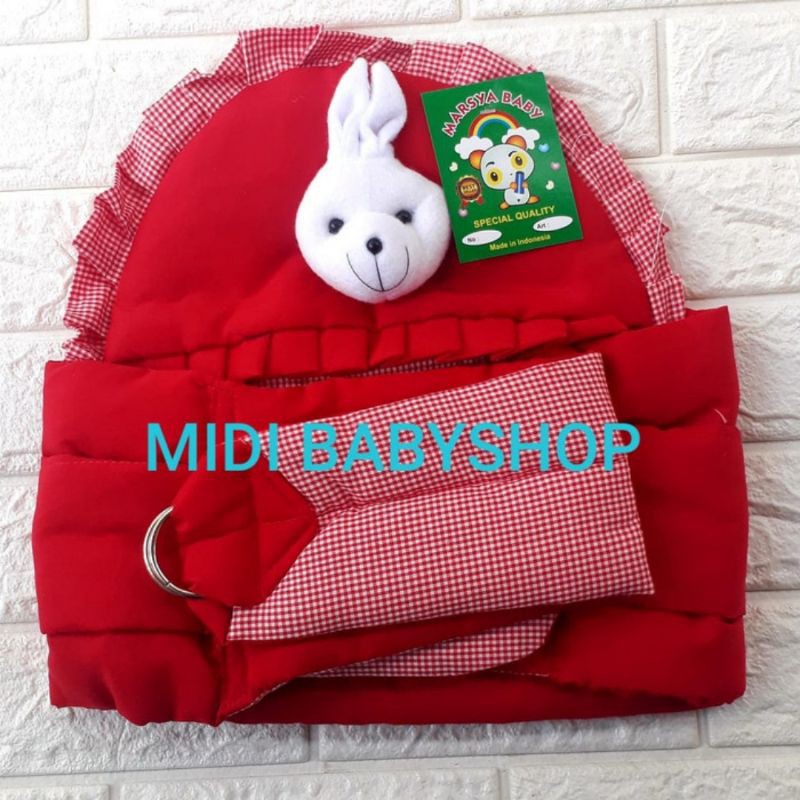 Gendongan Samping Bayi Motif Rabbit Lucu,