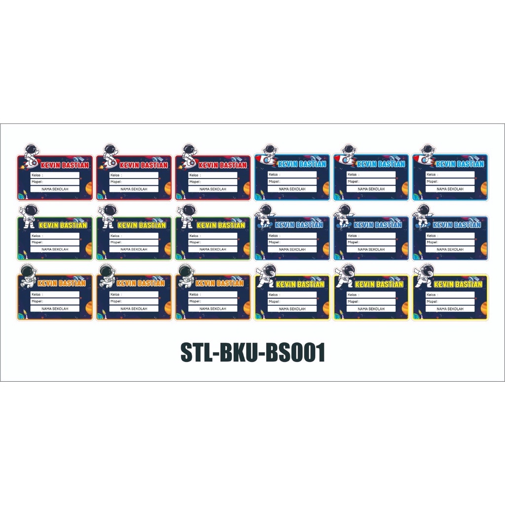 

Stiker Label Buku Pelajaran Sekolah - Sticker Label Nama Mata Pelajaran