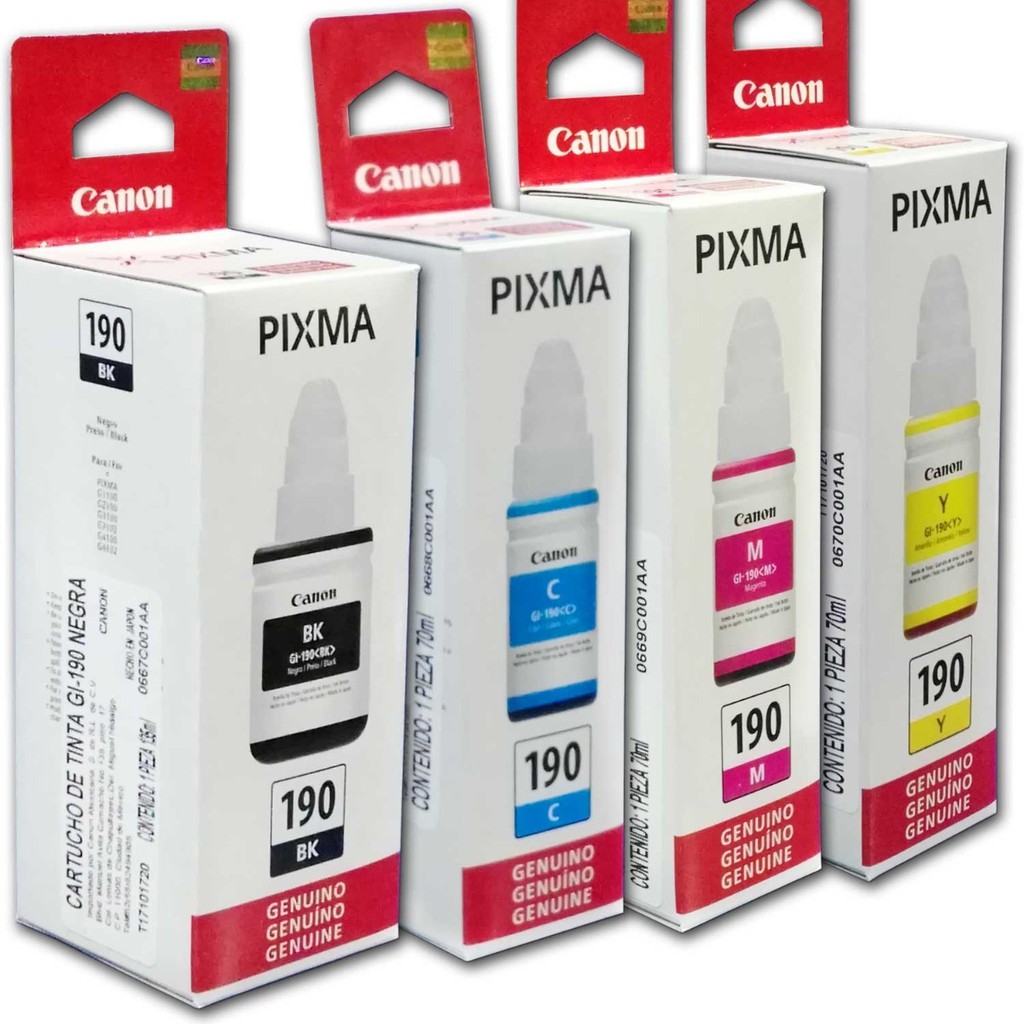 TINTA CANON 790  G1000/1010/2010/2020/2012/3000/3010/3012/4000/4010