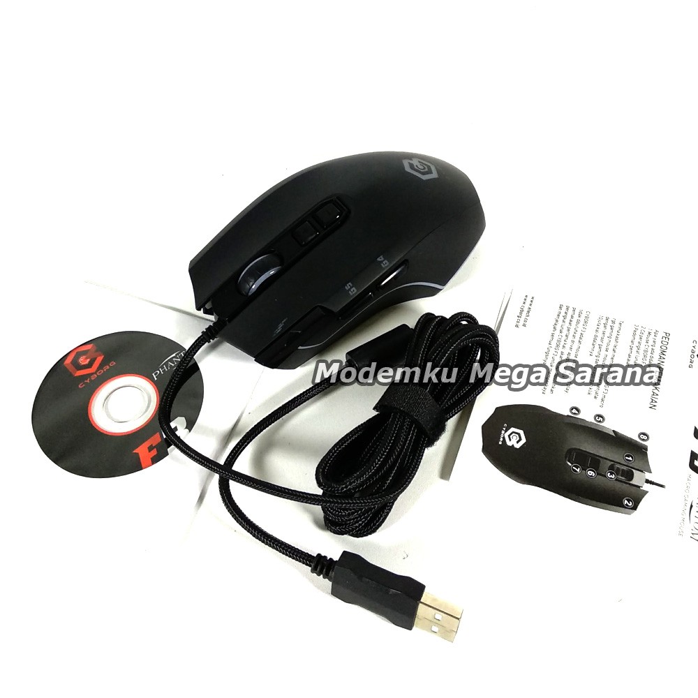 Cyborg Mouse Gaming Macro USB Cyborg F3 Phantom