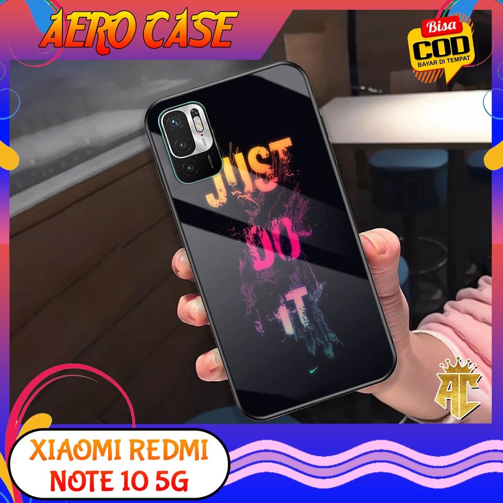 Case XIAOMI REDMI NOTE 10 5G - Casing REDMI NOTE 10 5G Terbaru AERO CASE [ MOTIF sport brnd ] Siliko