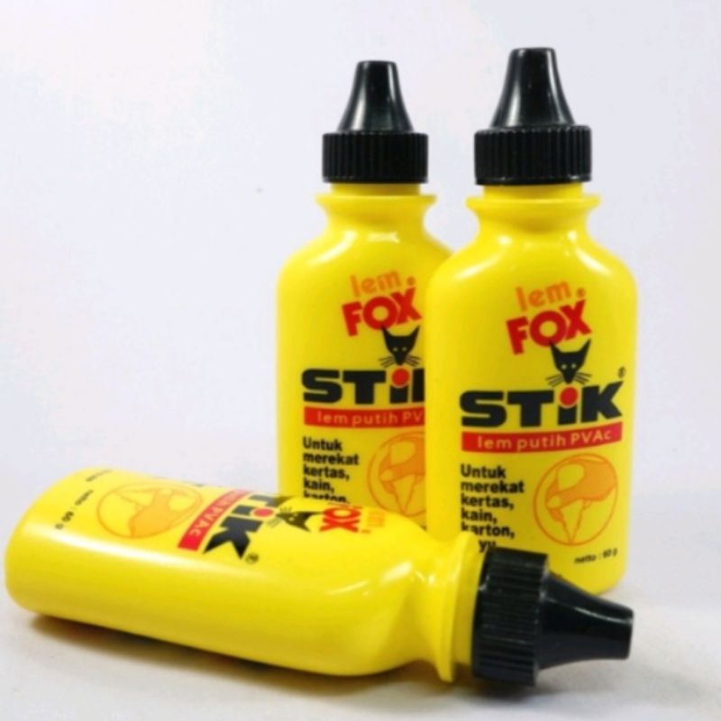 

Lem Fox Stik PVAc Botol 60gram Original