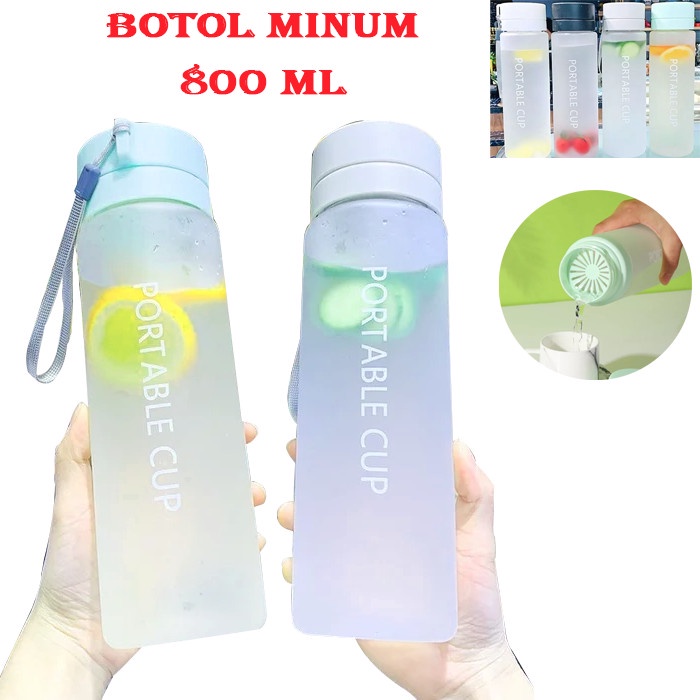 BELLA - BOTOL PORTABLE CUP 1 LITER BENING DOFF PLASTIK BPA FREE