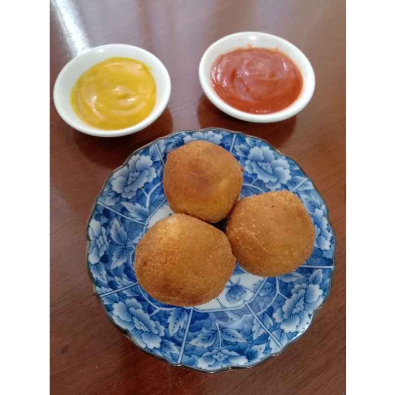 

BITTERBALLEN CHICKEN CHEESE 10 pcs / HALAL / FROZEN FOOD - MELINDA SNACKS