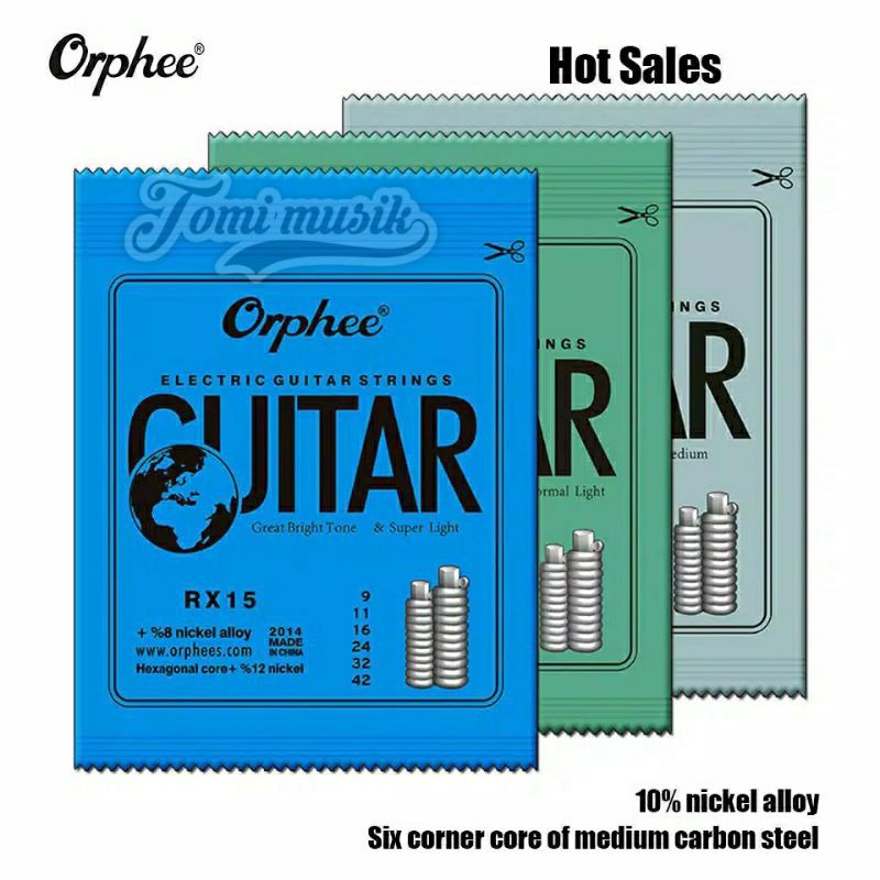 SENAR GITAR ELEKTRIK ORIGINAL ORPHEE RX15 RX17 RX19