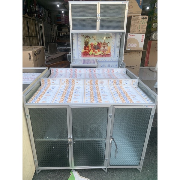 meja kompor rak kompor rak dapur alumunium