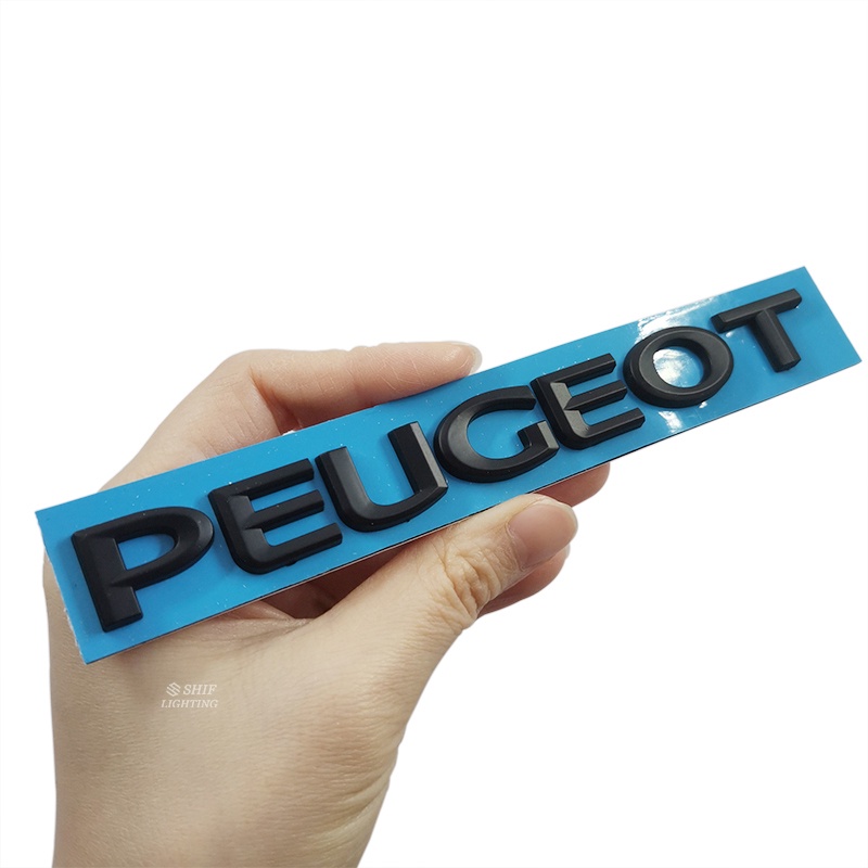 1pc Stiker Emblem Logo PEUGEOT Bahan ABS Untuk Dekorasi Mobil PEUGEOT