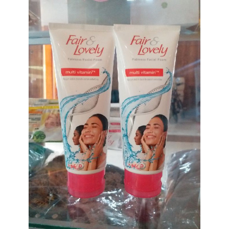 Fair n Lovely multivitamin facial wash 100ml besar.