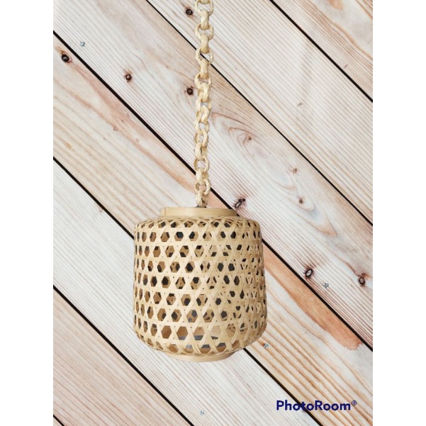 parrot Bamboo lamp shade 02-lampu bambu-lampu hias bambu-lampu gantung bambu