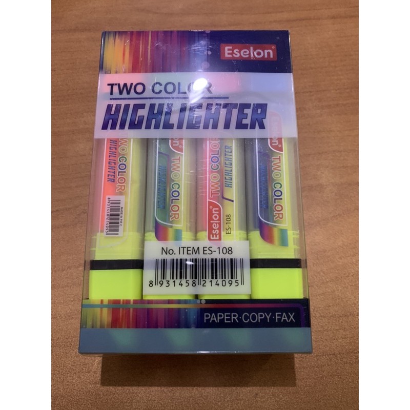 

(12pcs) Stabilo Eselon Dua Warna | Highlighter 2 Warna