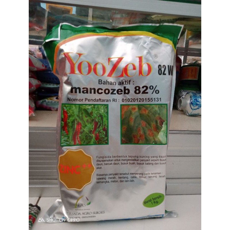 Fungisida Yoozeb 82 WP 1 kg/b.a mancozeb 82%