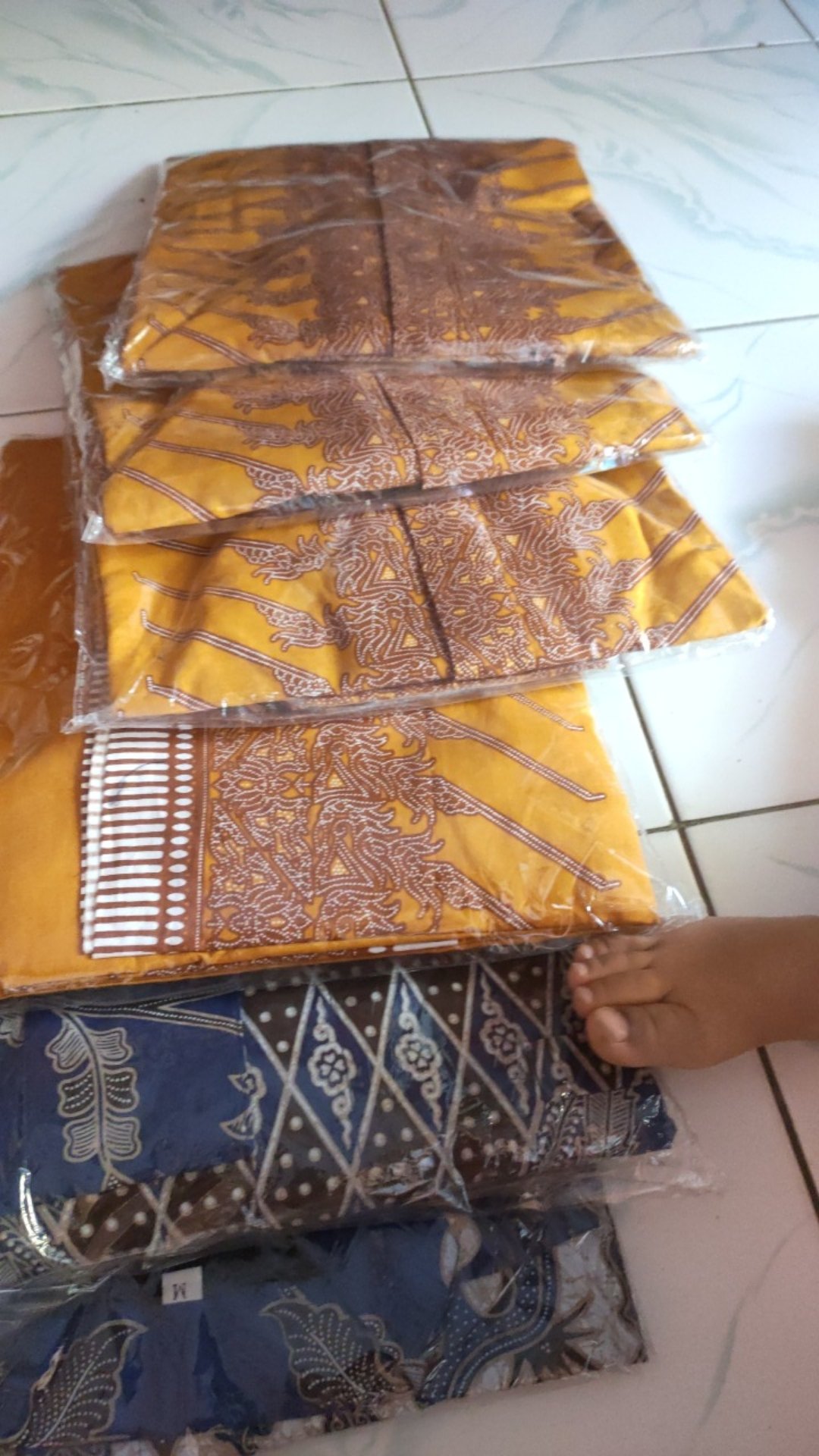 Cahaya Biru Batik Lengan Panjang Full Furing Katun Sragenan Hq Size M-xxl Batik Solo